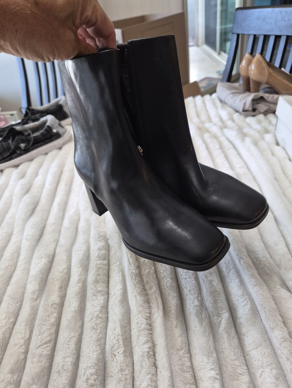 NORDSTROM RACK NORMANDY ANKLE ZIP BOOTIES BOOTS WOMEN'S SZ 5 M
